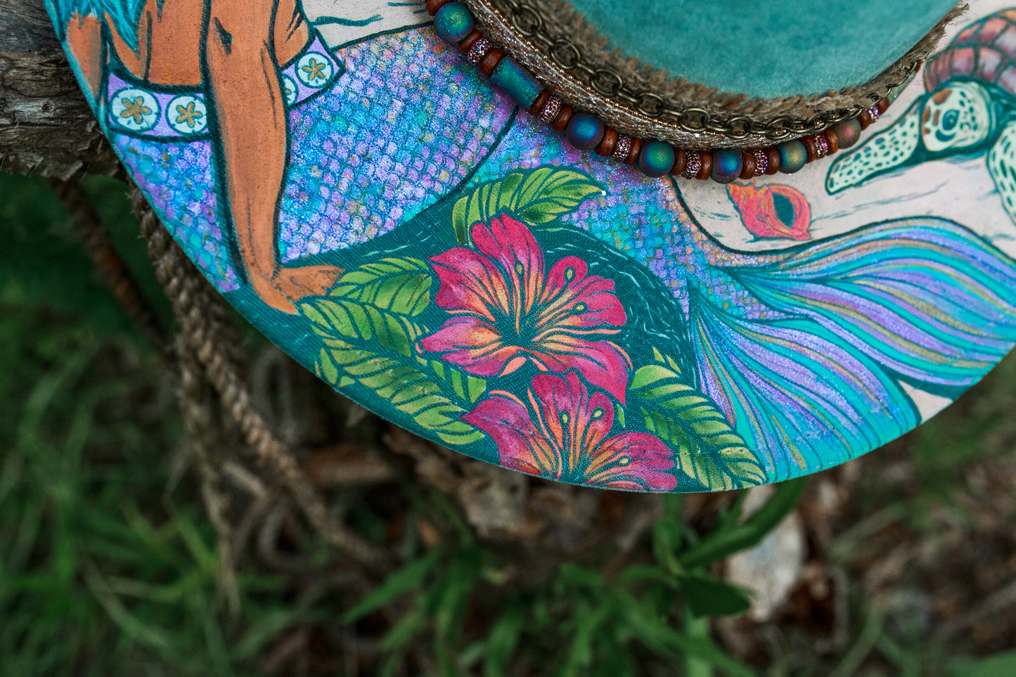 Gummy Thunk Original - Coastal Cowgirl -- Wide Brim Vegan Suede Hat