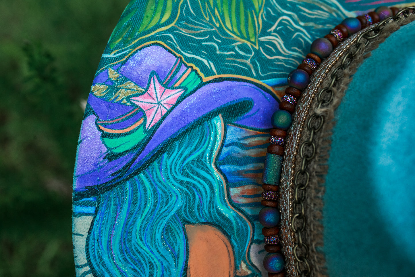 Gummy Thunk Original - Coastal Cowgirl -- Wide Brim Vegan Suede Hat
