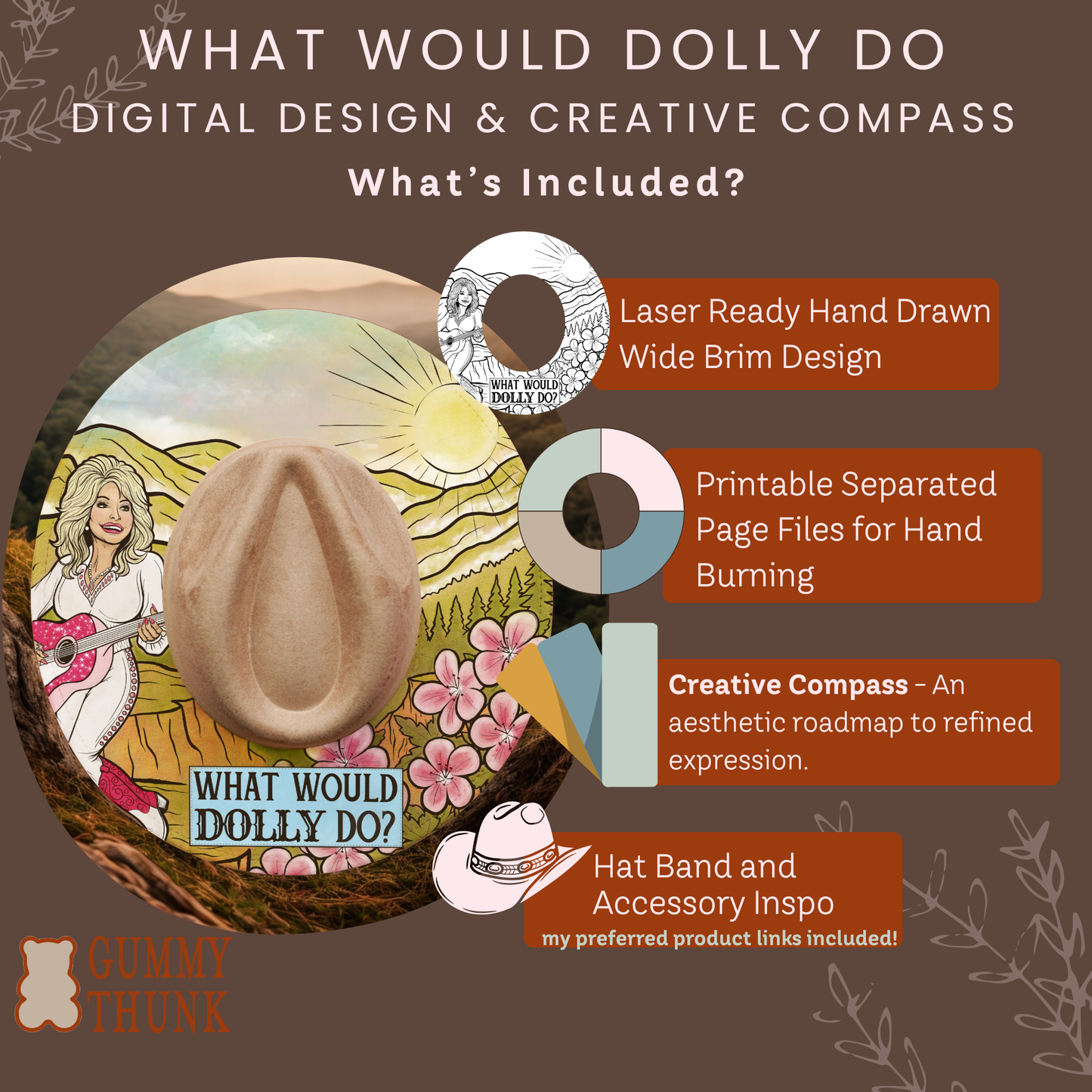 What Would Dolly Do Digital Design + Creative Compass -- DIGITAL FILES ONLY