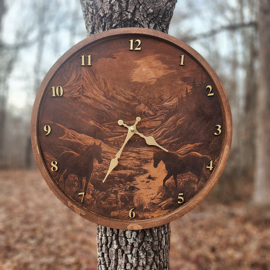 "Dusk" Clock