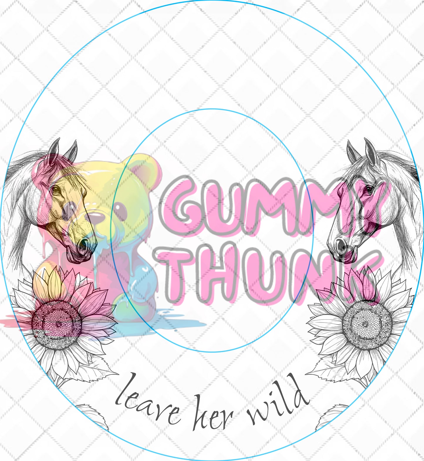 Leave Her Wild Hat Template for Burning - Double Sided - SVG and PNG Files ONLY